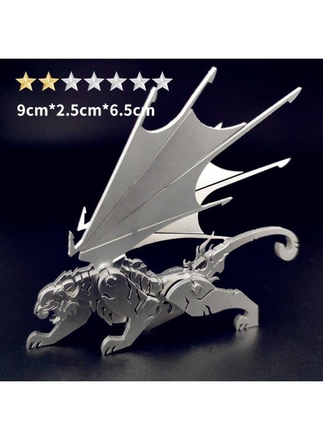 Steel Warcraft 3D Metal Jigsaw Puzzle Assembled Model Stall Adult Children Handmade DIY Gift Educational Toys-Color:【Flying Tiger】 Diy/finished Product Please Note - Image 1